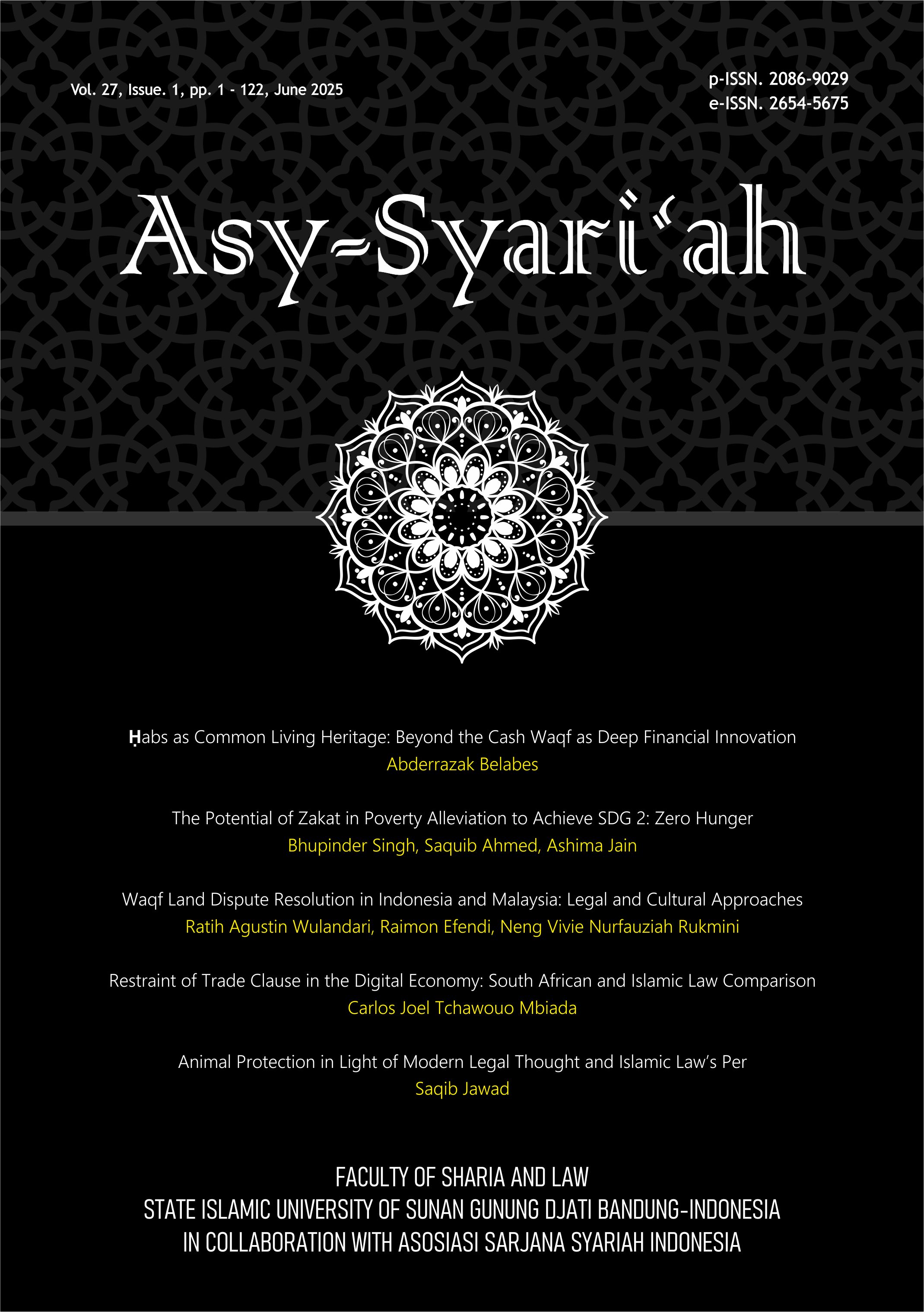 					View Vol. 27 No. 1 (2025): Asy-Syari'ah
				